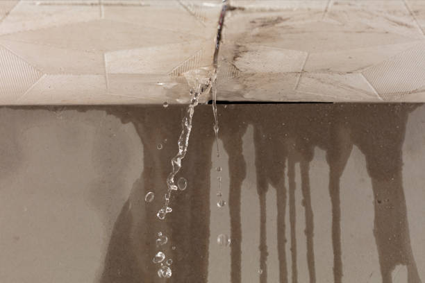Professional Sewage Cleanup technician working in New London, TX